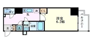 フォーチュン心斎橋イーストの物件間取画像